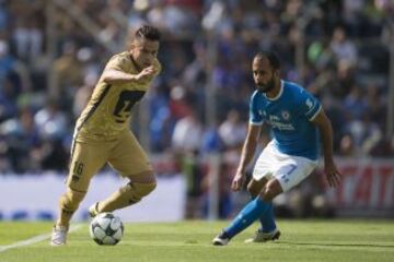 Así se dio el encuentro entre cementeros y los felinos celebrado esta tarde en el Estadio Azul