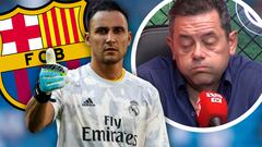 Le salió del alma: vean a Roncero al enterarse de los rumores de Keylor y el Barça