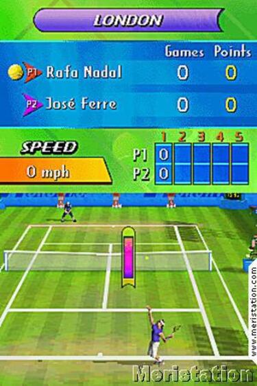 Rafa Nadal tendrá juego oficial en Nintendo DS