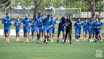 Entrenamiento del primer equipo.