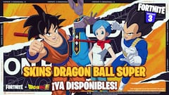 Fortnite x Dragon Ball: skins Goku, Vegeta, Bulma y Beerus ya disponibles