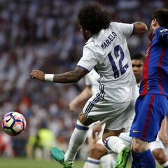 Marcelo y Casemiro debieron ver la roja por faltas sobre Messi