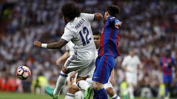 Marcelo y Casemiro debieron ver la roja por faltas sobre Messi