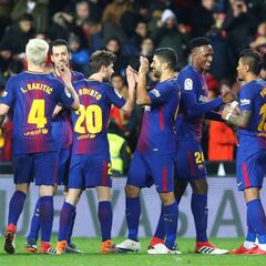 1x1 del Barcelona: Clínic de Rakitic y demoledor Suárez