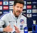 Simeone: "Lo de Messi con las faltas es calidad pura"