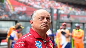 Frédéric Vasseur en el GP de Bélgica 2025