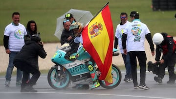 Joan Mir dejó sin una bandera española al podio de MotoGP