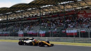 Robert Kubica, en el Test de Hungría.