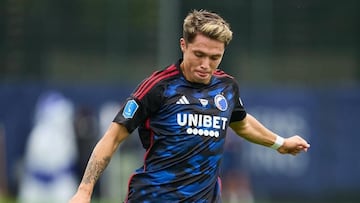 Copenhage venció al Lyngby con debut y asistencia de Rodrigo Huescas