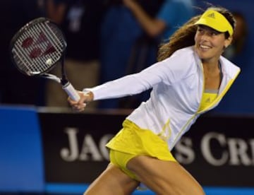 Ana Ivanovic durante el Australian Open de 2013.