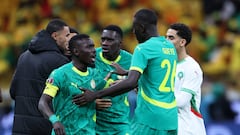 Senegal leave pitch in protest over Morocco penalty in African Cup of Nations final