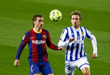 Antoine Griezmann y Nacho Monreal.