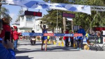 El atleta murciano Miguel Ángel López .
