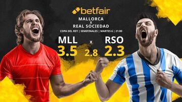 RCD Mallorca vs. Real Sociedad de Fútbol: horario, TV, estadísticas, cuadro y pronósticos