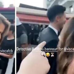 Los culés, eufóricos: la cara de Lewandowski cuando le preguntan si va al Barça