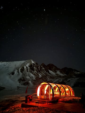 Alojamientos bajo las estrellas.