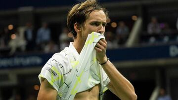 Daniil Medvedev durante la final del US Open ante Rafa Nadal.