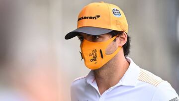 Carlos Sainz (McLaren). Hungr&iacute;a, F1 2020. 