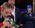 Blue Demon Jr. y su gesto viral a la equivocación del himno nacional mexicano