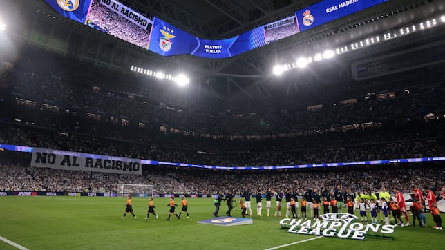 Un aficionado de la grada animación del Real Madrid, expulsado por realizar el saludo nazi