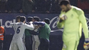 El Madrid sufrió, pero al final superó al Osasuna