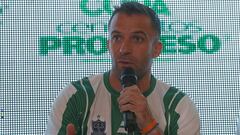 Del Piero durante el acto promocional en Ciudad de Guatemala.