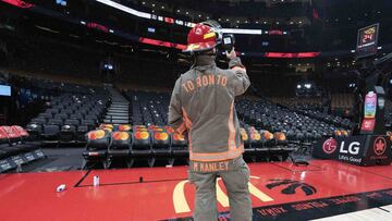 El incendio de un altavoz del pabellón asusta a Toronto