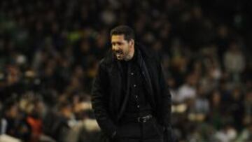 Simeone, en el Villamarín.