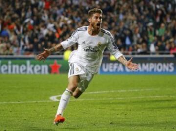 El gol del empate lo marc¨® Sergio Ramos. 1-1 / KAI PFAFFENBACH (REUTERS)