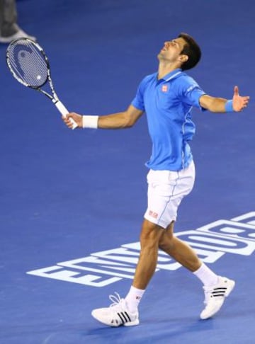 El momento en que Djokovic gana 6-0 el cuarto set.