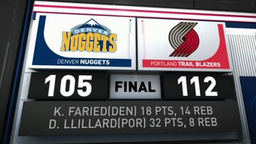 Resumen de Portland Trail Blazers - Denver Nuggets