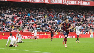 Imagen de la derrota contra el Levante
