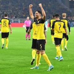 Conte se enamoró de Achraf tras su doblete del Dortmund-Inter