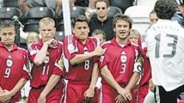 <b>FUE EL MEJOR. </b>Ballack destacó en la selección alemana, que sin embargo fue incapaz de superar a una selección novata como Letonia.