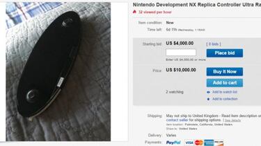 El mando Fake de NX, por 10.000 dólares en Ebay