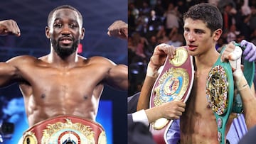 Terence Crawford y Sebastián Fundora.