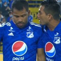 Eduardo Sosa, expulsado en Millonarios en 18 minutos