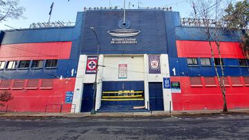 General view of the Ciudad de los Deportes Stadium closed by the Benito Juarez Mayor Office after the Cruz Azul and Santos match, on November 03, 2024, in Mexico City, Mexico.