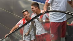 Con Quintero y Borré, River ya está en Río para debut en Copa
