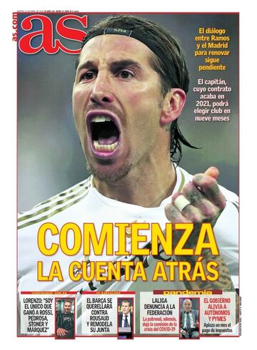 Las portadas de AS de abril