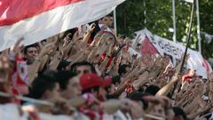 Aficionados del Rayo Vallecano.