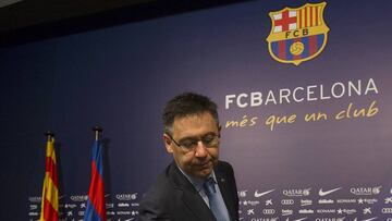 20-12-16 Barcelona Camp Nou
Sala de prensa Ricard Maxens
Balance año 2016 a cargo de Josep Maria Bartomeu (President FC Barcelona)
Foto Fernando Zueras