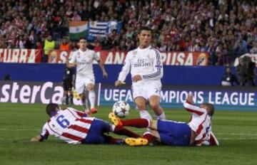 El partido de ida se jugó en el Vicente Calderón, y el resultado fue 0-0, por lo que quedaba todo por decidirse en la vuelta.