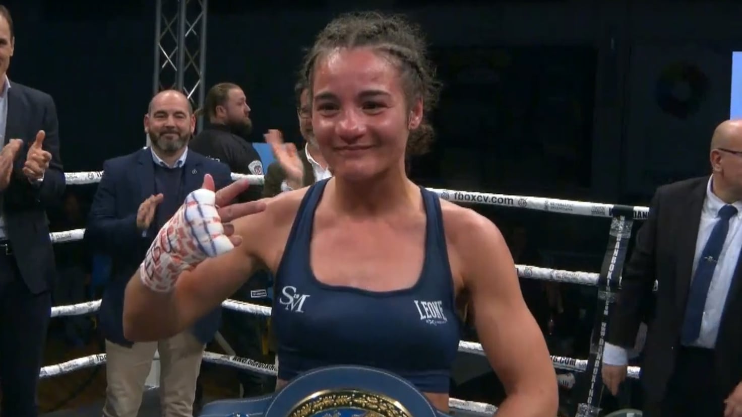 Sheila Martínez brilla en su segunda defensa del EBU - AS.com