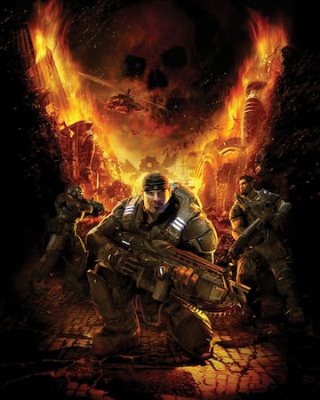 gears of war xbox 360 artwork