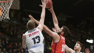 Dubljevic y San Emeterio mantienen líder al Valencia