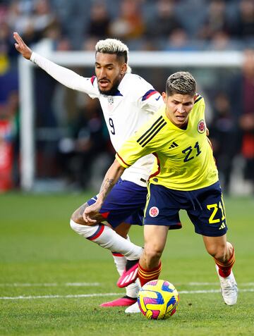 La Selección Colombia enfrentó a Estados Unidos en partido amistoso en el Dignity Health Sports Park.