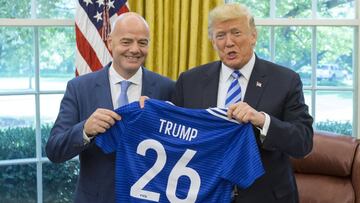 Trump e Infantino intercambian buenos deseos para United 2026