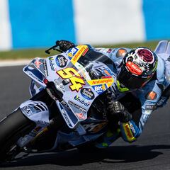 Aldeguer, Pecco, Mir y Pol en un FP1 acortado por lluvia