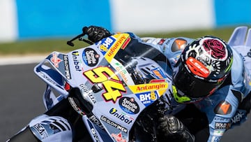 Aldeguer, Pecco, Mir y Pol en un FP1 acortado por lluvia
